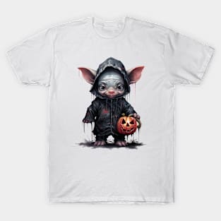 Halloween Goth Pig T-Shirt